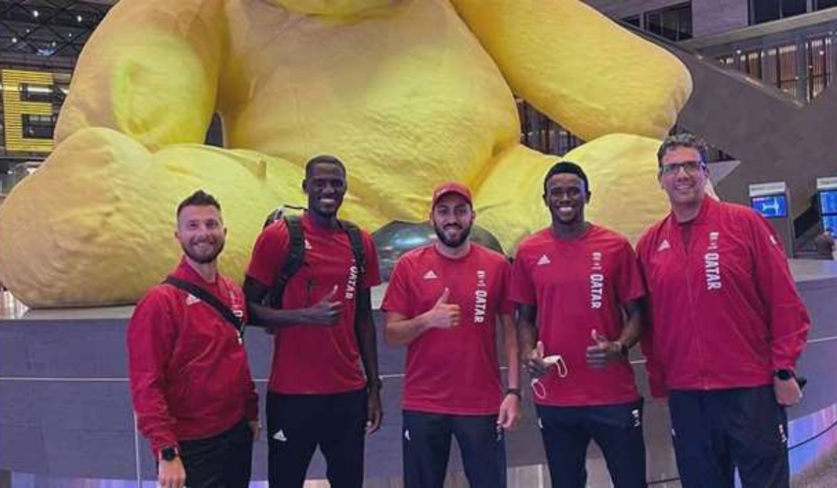 Qatar's beach volleyball team leave to Tokyo Olympics